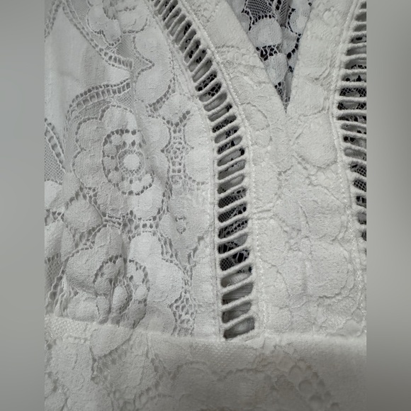 Kate Spade Bohemian White Lace Dress Size 8 (fits small) - Picture 3 of 10